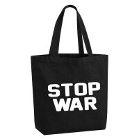 Einkaufstasche Stop War Canvas-Shopper 30 Liter