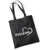 Jutebeutel Potsdam Herz 10 Liter
