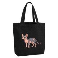 Einkaufstasche Sphynx Comic Canvas-Shopper 30 Liter