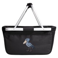 Einkaufskorb faltbar Schuhschnabel Comic 20 Liter Black