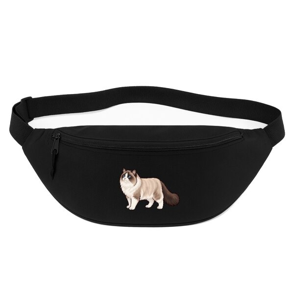 Bauchtasche Ragdoll Comic 2,5 Liter Black
