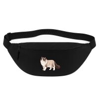 Bauchtasche Ragdoll Comic 2,5 Liter Black