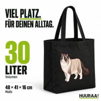 Einkaufstasche Ragdoll Comic Canvas-Shopper 30 Liter