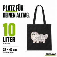 Jutebeutel Perserkatze Comic 10 Liter