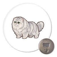 Magnet Perserkatze Comic 59mm K&uuml;hlschrankmagnet
