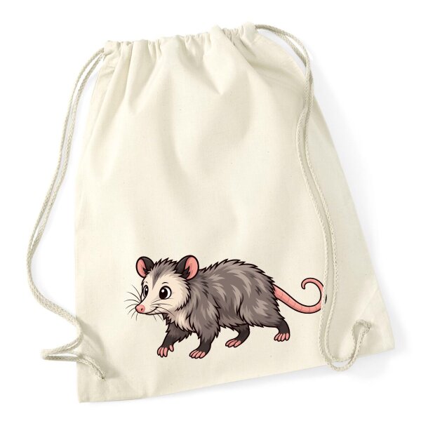 Turnbeutel Opossum Comic 12 Liter
