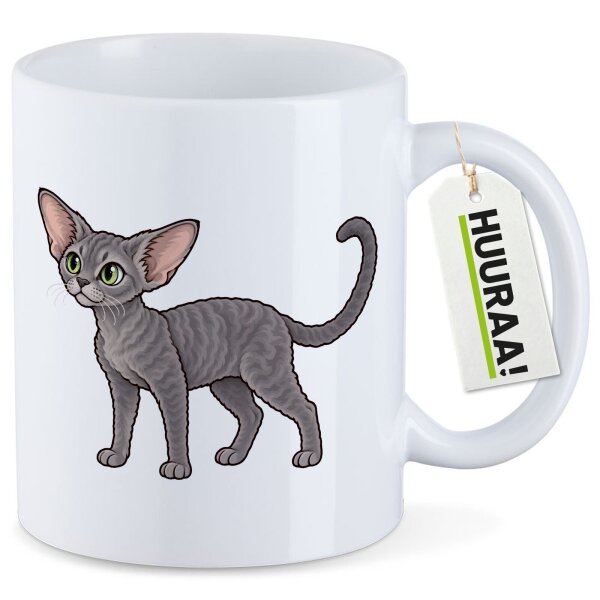 Kaffeetasse Devon Rex Comic 330ml