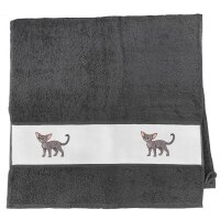 Handtuch Devon Rex Comic 50x100cm
