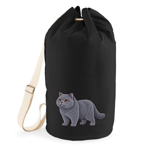 Seesack Britisch Kurzhaar Comic 20 Liter Black