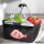 Einkaufskorb faltbar Blobfisch Comic 20 Liter Black
