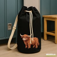 Seesack Zottelrind Comic 20 Liter Black