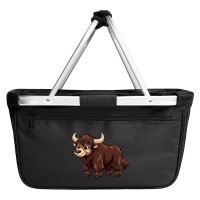 Einkaufskorb faltbar Yak Comic 20 Liter Black