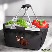 Einkaufskorb faltbar Yak Comic 20 Liter Black