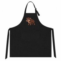 Latzsch&uuml;rze mit Motiv Wildschwein Comic