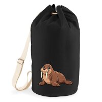 Seesack Walross Comic 20 Liter Black