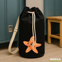 Seesack Seestern Comic 20 Liter Black
