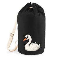 Seesack Schwan Comic 20 Liter Black