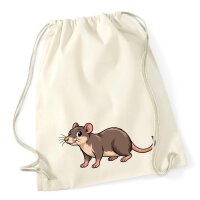 Turnbeutel Ratte Comic 12 Liter