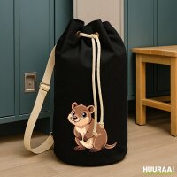 Seesack Quokka Comic 20 Liter Black