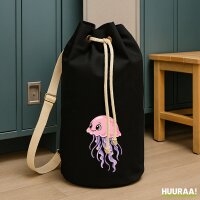 Seesack Qualle Comic 20 Liter Black