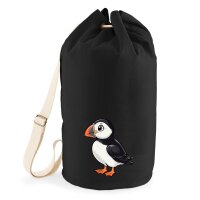 Seesack Papageitaucher Comic 20 Liter Black