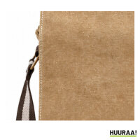 Umhängetasche Ralitystar mit Herz, Canvas, 14 Liter