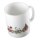 Kaffeetasse Weihnachtszug Weiß 330ml