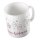Kaffeetasse Merry Christmas Baumschmuck Weiß 330ml