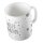 Kaffeetasse Merry Christmas Snow Weiß 330ml