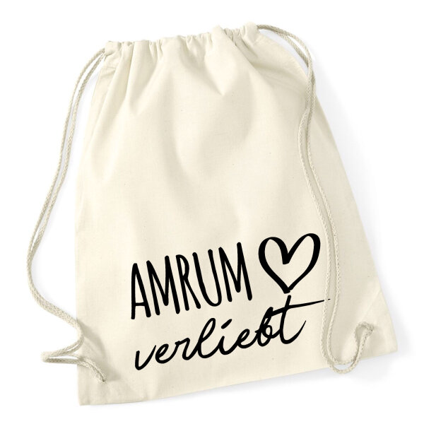 Turnbeutel Amrum verliebt 12 Liter