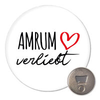 Magnet Amrum verliebt 59mm Kühlschrankmagnet Flaschenöffner