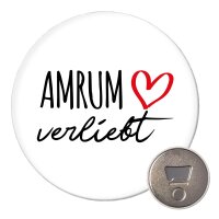 Magnet Amrum verliebt 59mm K&uuml;hlschrankmagnet