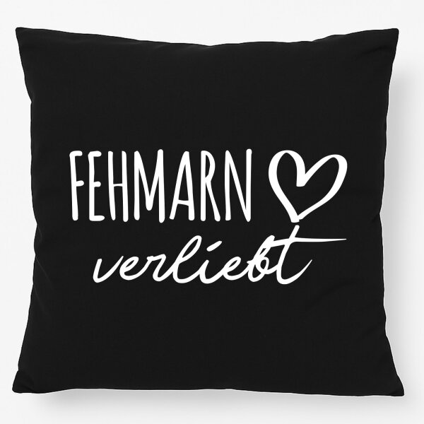 Kissen Fehmarn verliebt 40x40cm