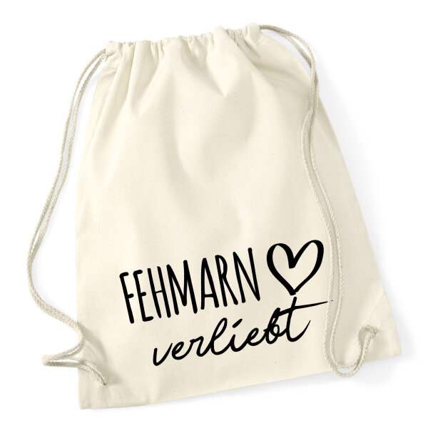 Turnbeutel Fehmarn verliebt 12 Liter