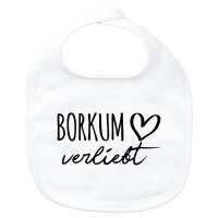 Baby L&auml;tzchen Borkum verliebt Klettverschluss