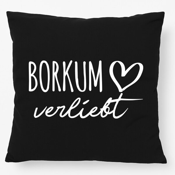 Kissen Borkum verliebt 40x40cm