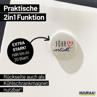 Magnet Föhr verliebt 59mm Kühlschrankmagnet Flaschenöffner