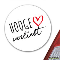 Aufkleber Hooge verliebt 10cm Sticker