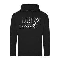 Unisex Hoodie Juist verliebt Größe S-3XL