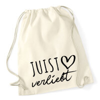 Turnbeutel Juist verliebt 12 Liter