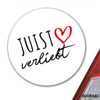 Aufkleber Juist verliebt 10cm Sticker