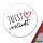 Aufkleber Juist verliebt 10cm Sticker