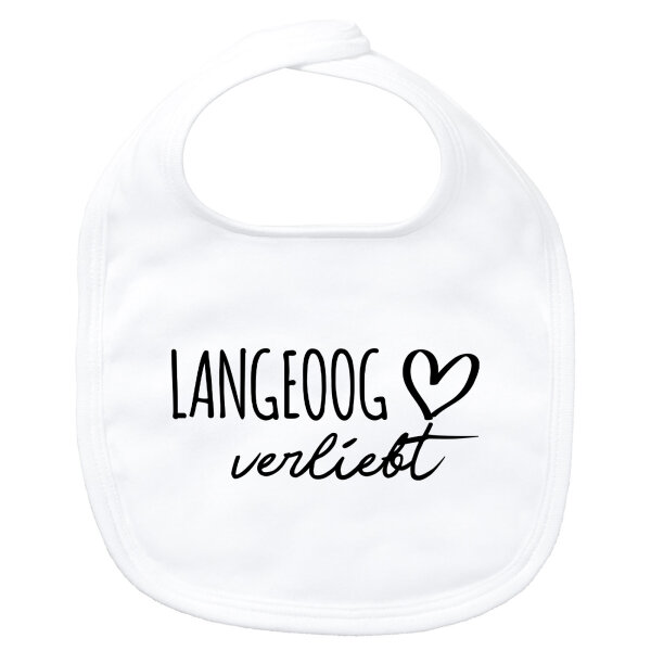 Baby Lätzchen Langeoog verliebt