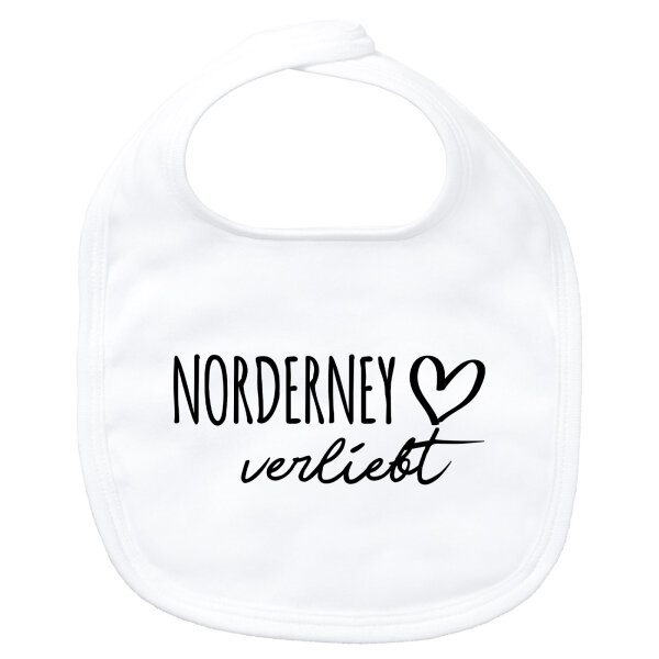 Baby Lätzchen Norderney verliebt