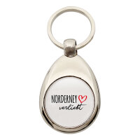 Schlüsselanhänger Norderney verliebt