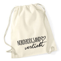 Turnbeutel Norderoogsand verliebt 12 Liter