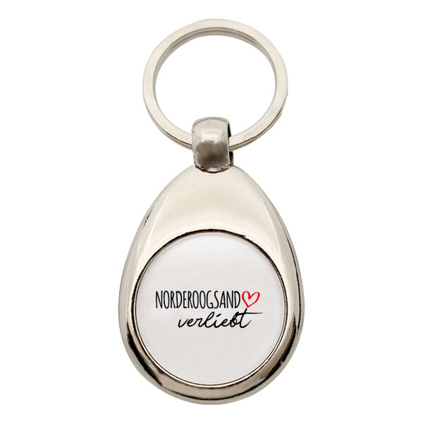 Schlüsselanhänger Norderoogsand verliebt