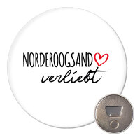 Magnet Norderoogsand verliebt 59mm Kühlschrankmagnet Flaschenöffner