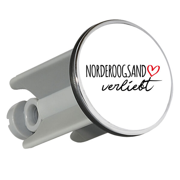 Waschbeckenstöpsel Norderoogsand verliebt 4cm Abflussstopfen