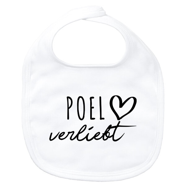 Baby Lätzchen Poel verliebt